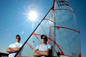 Canada Games Athletes-Sailors Alex Black and Kelvin Gilliland