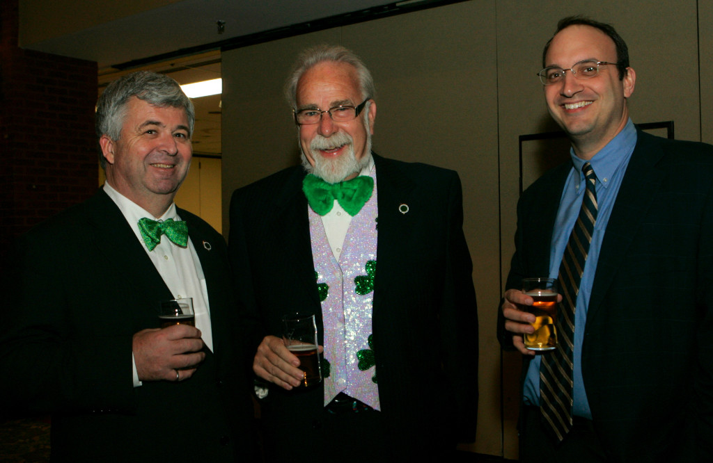 Tom O'Neil, past president, Don Farrell, past president, and Matt Hayes.